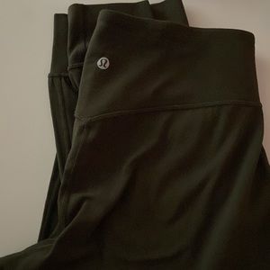 [Lululemon] Align High-Rise Jogger 23” in Dark green size 10